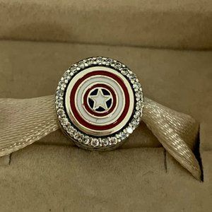 Pandora Marvel The Avengers Captain America Charm